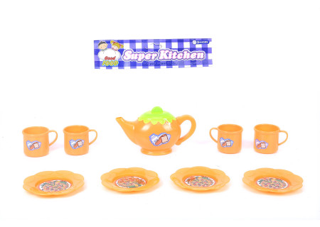 Pink Super Kitchen Tea Set - Playset for Kids' Tea Parties