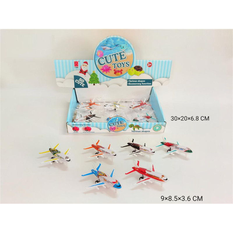Alloy Pull Back Planes 30/Box Alloy Pull Back Planes 30/Box