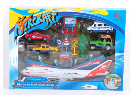 Airline 2s Set - 48cm Bxd Playset for Kids' Aerial Adventures