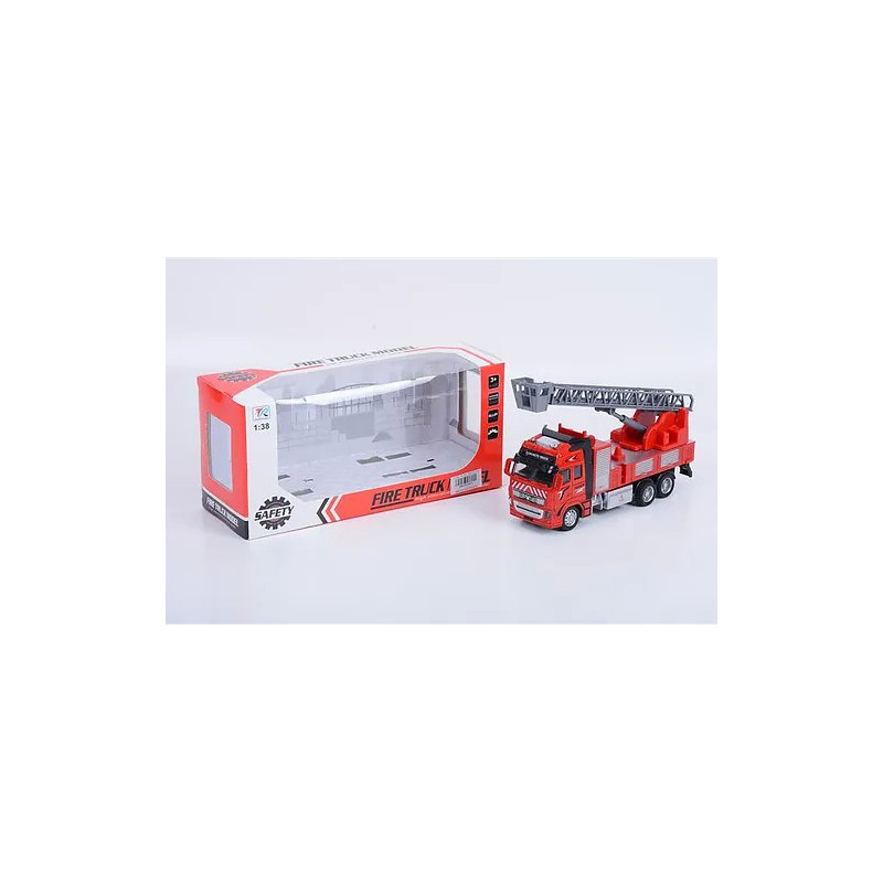 Die Cast Fire Truck Model - 292H Playset for Kids Die Cast Fire Truck Model - 292H Playset for Kids