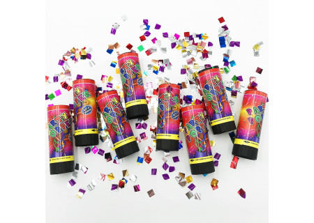 Kids Party Popper Confetti - 20.5cm | Fun Celebration Popper (24 pack)