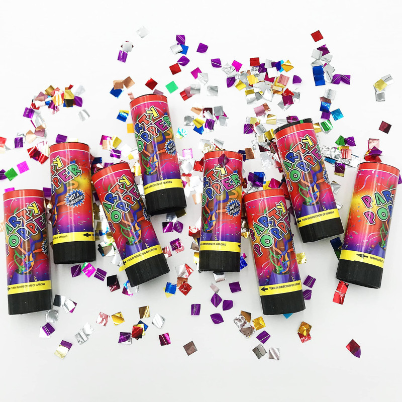 Kids Party Popper Confetti - 20.5cm | Fun Celebration Popper (24 pack) Kids Party Popper Confetti - 20.5cm | Fun Celebration Popper (24 pack)
