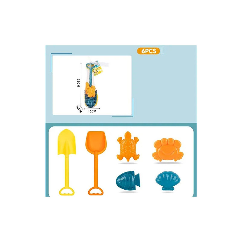 Spades Set with Accessories - 2pcs Beach Tools Spades Set with Accessories - 2pcs Beach Tools