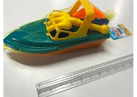 Small Beach Boat with Accessories - Creative Sand Play