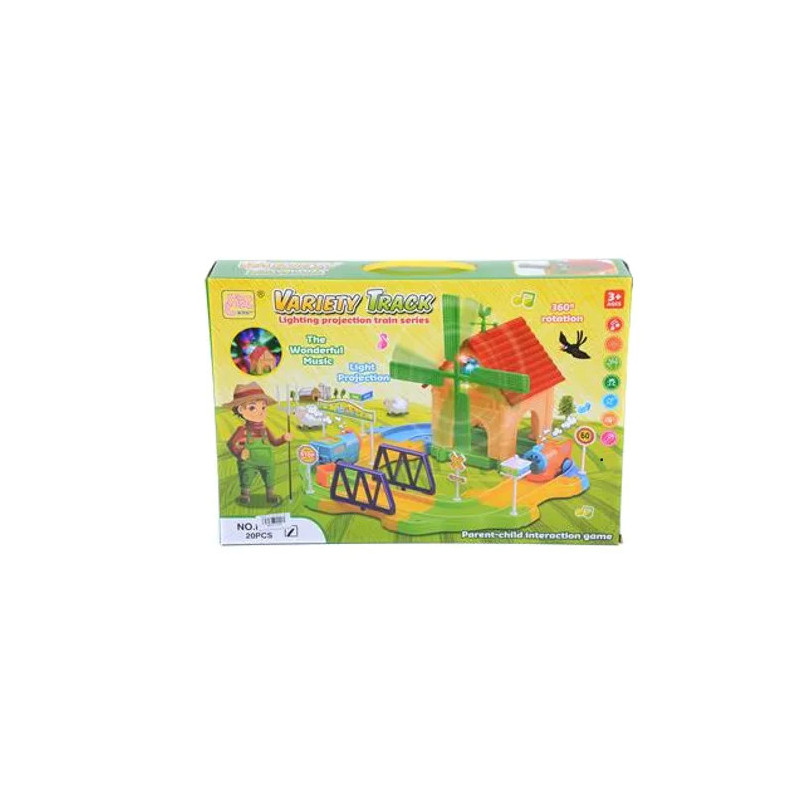 Variety Train Track - 20 Playset for Kids' Railway Adventures Variety Train Track - 20 Playset for Kids' Railway Adventures