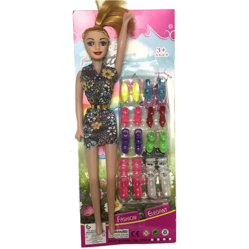 Toys Carded Doll with Shoes Toys Carded Doll with Shoes