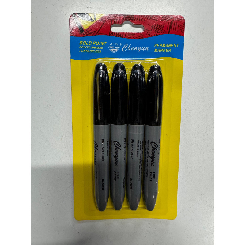 Black Markers Set Black Markers Set