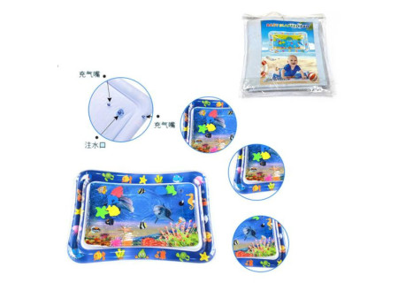 Inflatable Water Play Mat for Babies – Sensory Tummy Time Pad