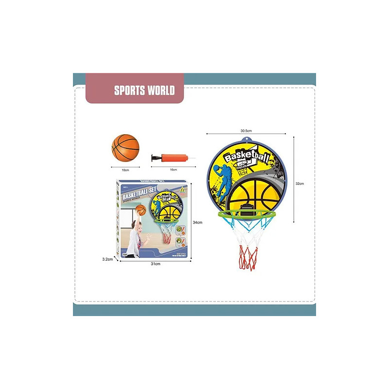 Basketball Net with Accessories - Complete Set for Fun Basketball Net with Accessories - Complete Set for Fun
