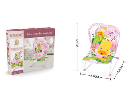 Baby Musical Rocking Chair – Pink & Blue Options