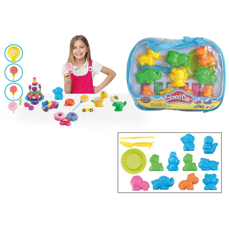 Colour Clay/Accessories in Bag Colour Clay/Accessories in Bag
