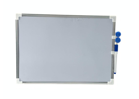 White Drawing Board with Marker & Magnets 30x40cm
