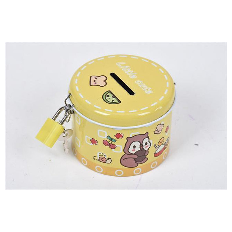 Metal Small Saving Boxes Round/Lock Metal Small Saving Boxes Round/Lock