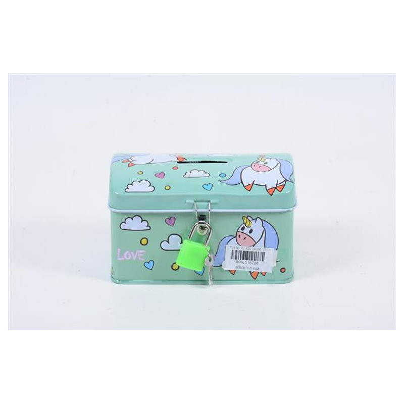 Metal Saving Box/Lock Square Metal Saving Box/Lock Square