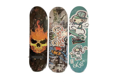 Wooden Skateboard Assorted 70cm – Durable and Stylish Ride for Kids