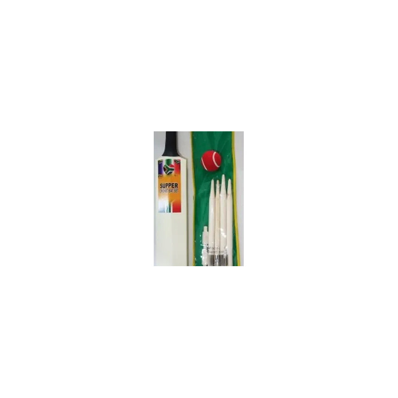 Kids Wooden Cricket Set - Size 3 | Durable & Lightweight for Young Pla Kids Wooden Cricket Set - Size 3 | Durable & Lightweight for Young Pla