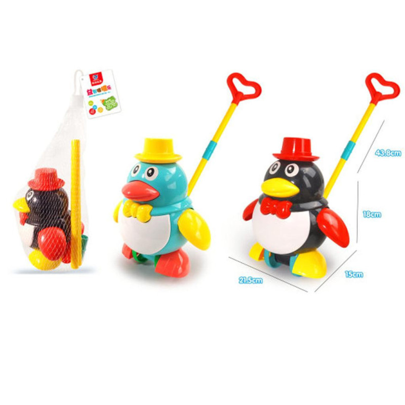 Meshbag Penguin Push Toy Meshbag Penguin Push Toy