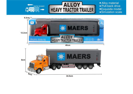 BXD Die Cast Container Truck 34.5cm
