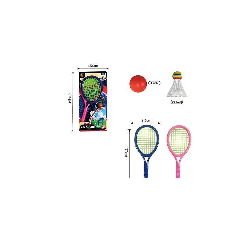 Racket Set - Carded for Fun and Active Play Racket Set - Carded for Fun and Active Play