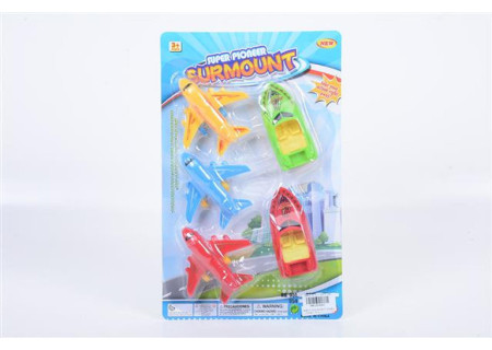 Carded Planes & Boats - Fun and Durable Playset for Kids