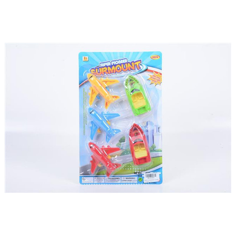 Carded Planes & Boats - Fun and Durable Playset for Kids Carded Planes & Boats - Fun and Durable Playset for Kids