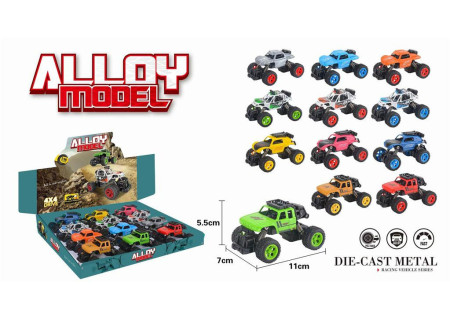 Alloy Climbing 4x4s - 12/Box Assorted Durable Playset for Kids