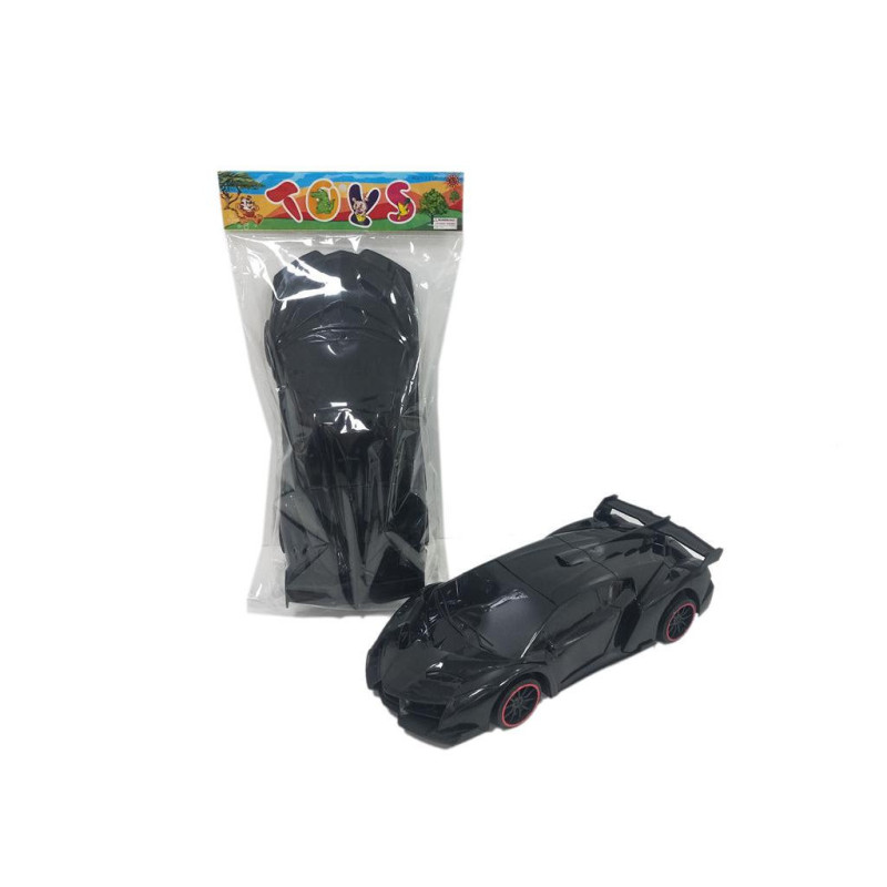 Black Racing Car - 1:16 Scale Slow Gear Friction 30cm Playset for Kids Black Racing Car - 1:16 Scale Slow Gear Friction 30cm Playset for Kids