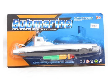 Carded Submarine - Underwater Exploration Playset for Kids