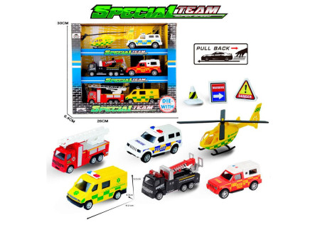 Special Team DC Vehicles - Bxd Playset for Kids' Rescue Missions