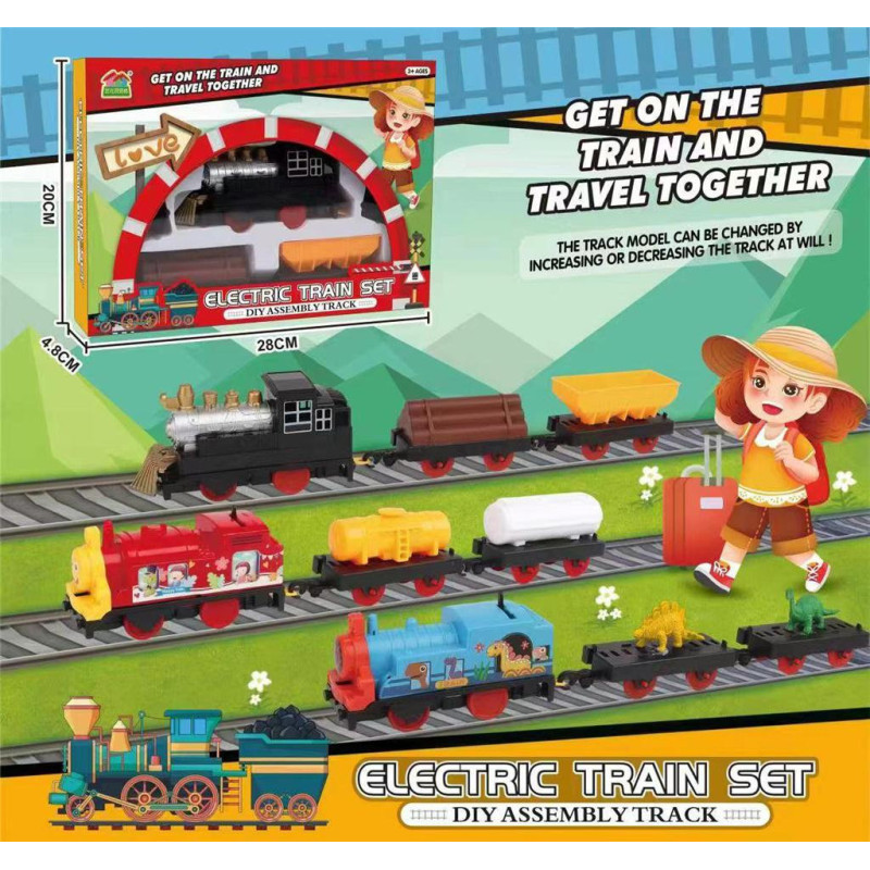 Electric Train Set - Bxd Battery Operated Playset for Kids Electric Train Set - Bxd Battery Operated Playset for Kids
