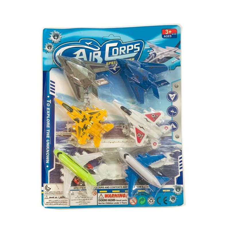6s Planes - Carded Assorted Playset for Kids' Aerial Adventures 6s Planes - Carded Assorted Playset for Kids' Aerial Adventures