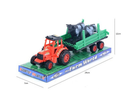 Farm World Tractor & Trailer - Tub Playset for Kids' Farm Adventures