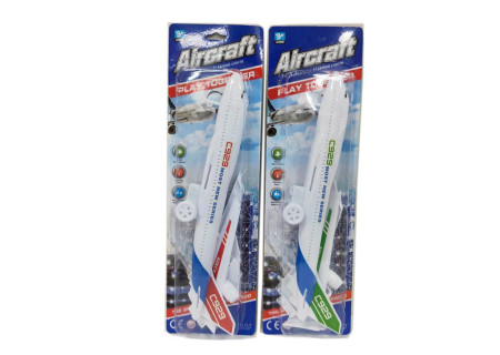 Aircraft with Light - 39cm Carded Playset for Kids' Flying Adventures
