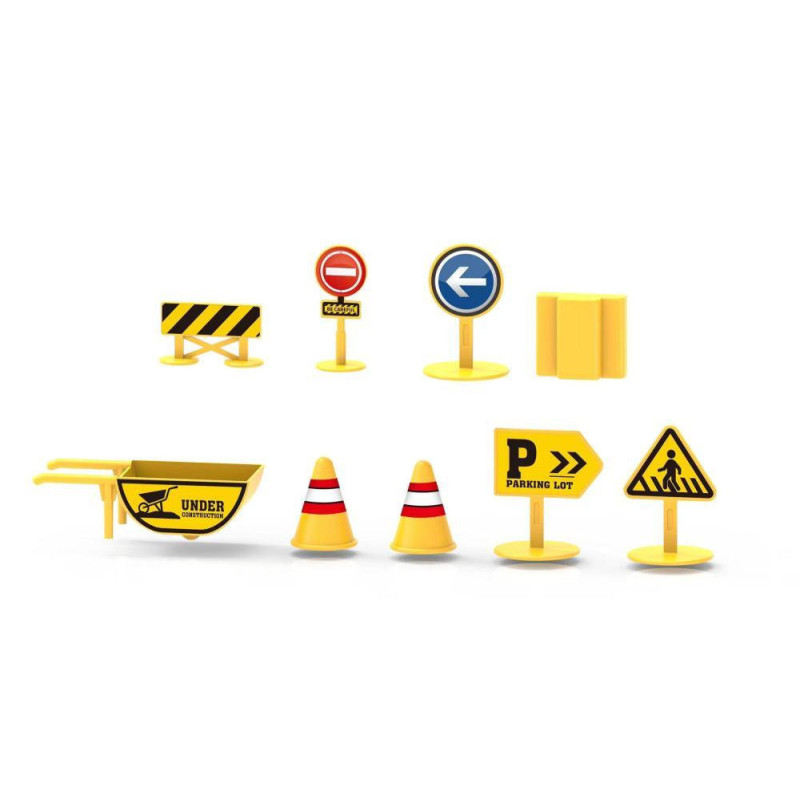 Construction Road Signs - Playset for Kids' Building Adventures Construction Road Signs - Playset for Kids' Building Adventures