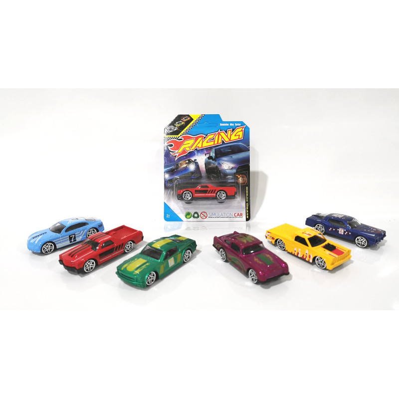 Carded Alloy Racing Cars – Durable Die-Cast Toy Cars for Kids Carded Alloy Racing Cars – Durable Die-Cast Toy Cars for Kids