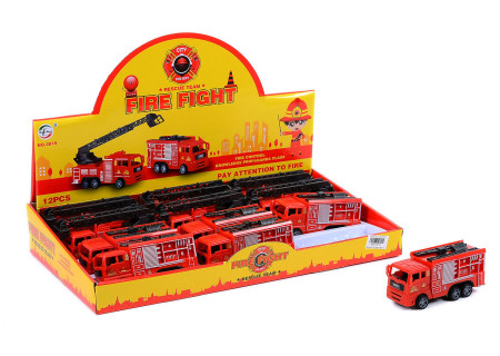 Plastic Fire Engines - 12/Box Playset for Kids' Rescue Adventures