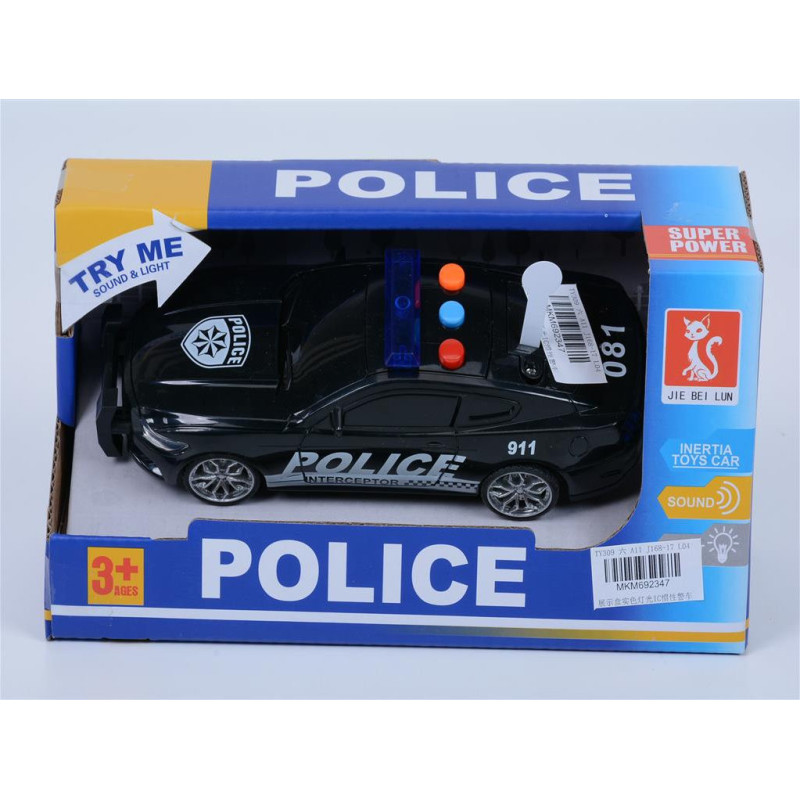 Black Police Car - Bxd Battery Operated Black Police Car - Bxd Battery Operated