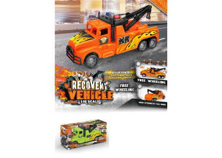 Friction Recovery Vehicle - Bxd Tow Truck Playset for Kids