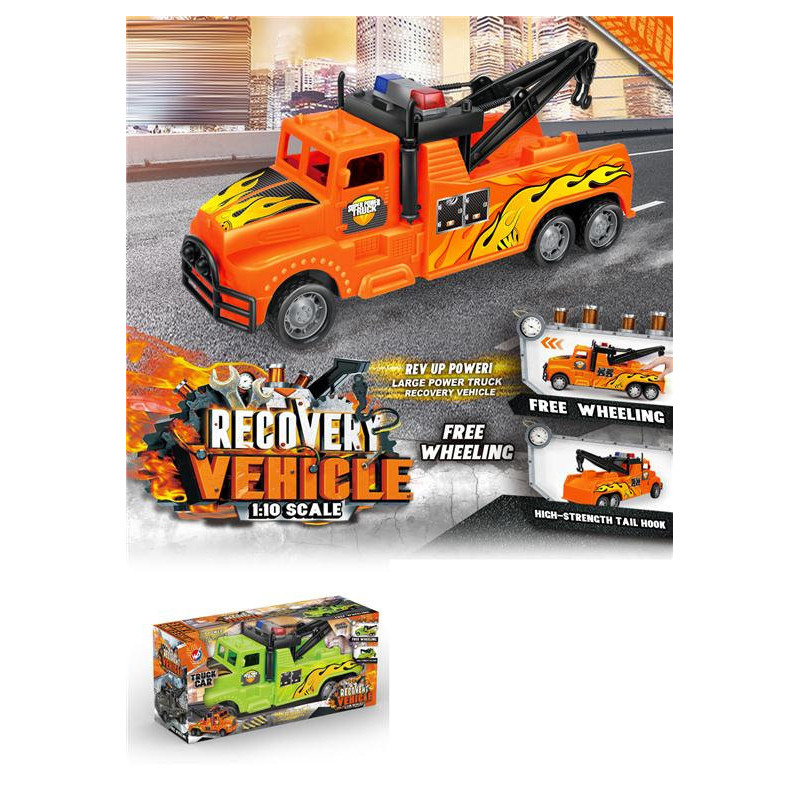 Friction Recovery Vehicle - Bxd Tow Truck Playset for Kids Friction Recovery Vehicle - Bxd Tow Truck Playset for Kids