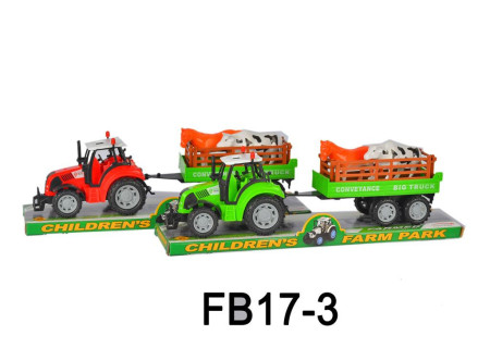 Farm Park Tractor/Trailer with Animals