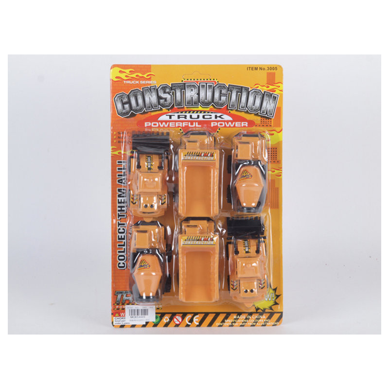 Construction Trucks - 6/Card Playset for Kids' Building Adventures Construction Trucks - 6/Card Playset for Kids' Building Adventures
