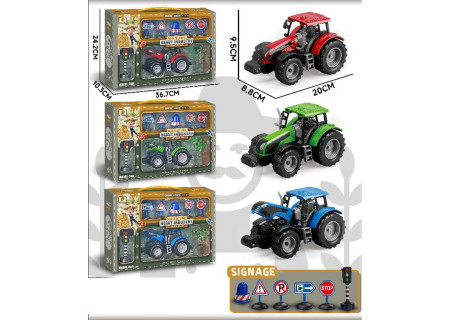 Tractor with Traffic Lights/Signs