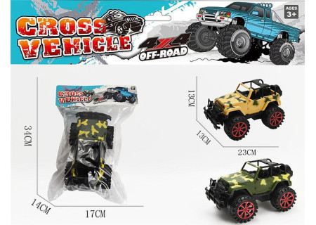 Cross Vehicle 4x4 Jeep - PBH Playset for Kids' Off-Road Adventures