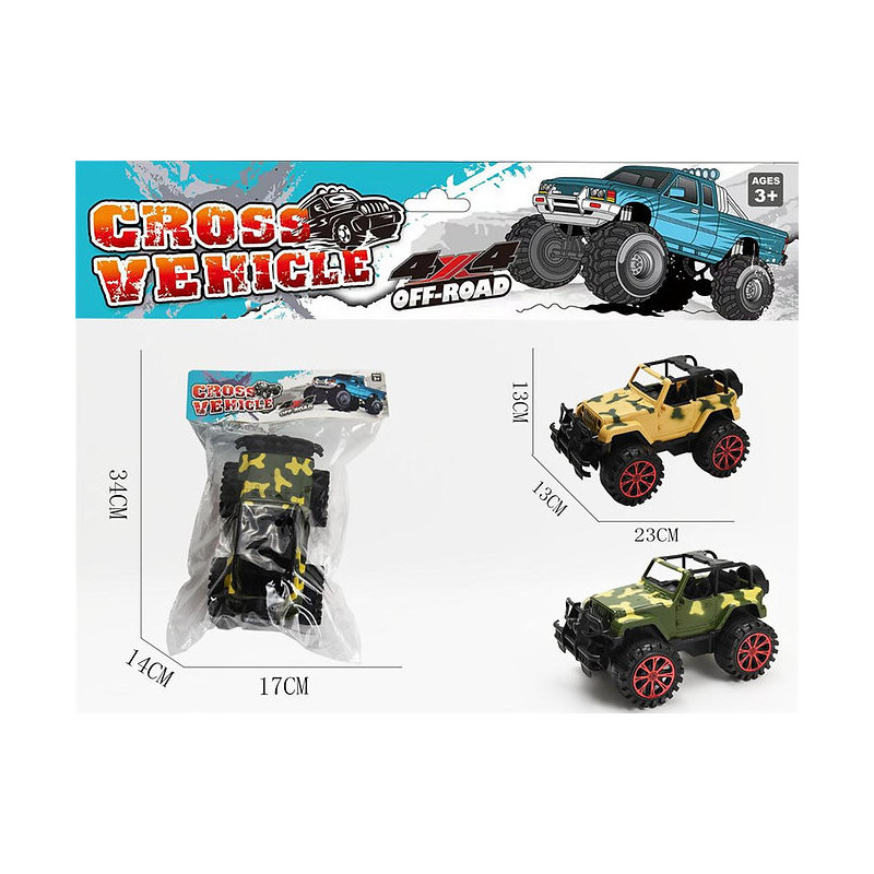 Cross Vehicle 4x4 Jeep - PBH Playset for Kids' Off-Road Adventures Cross Vehicle 4x4 Jeep - PBH Playset for Kids' Off-Road Adventures