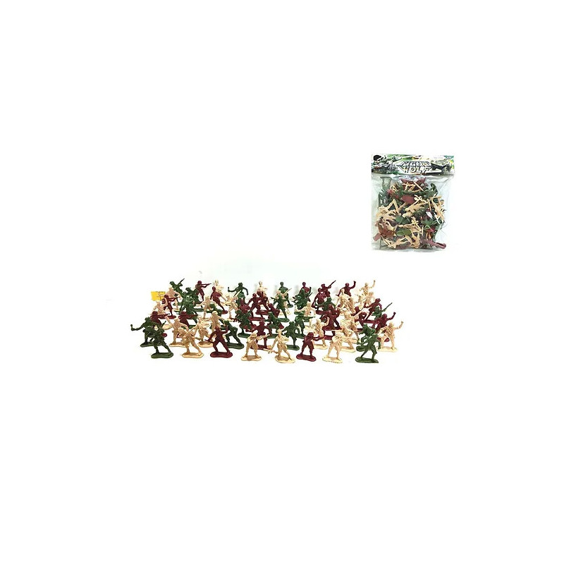 Soldiers Fight Wolf 66 Piece Set for Action Play Soldiers Fight Wolf 66 Piece Set for Action Play