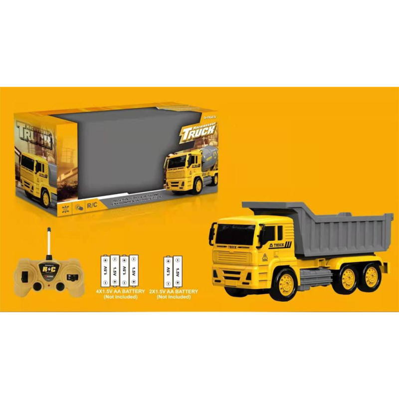 RC Construction Dump Truck - Playset for Kids' Building Adventures RC Construction Dump Truck - Playset for Kids' Building Adventures