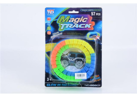 Magic Track & B/O Car - Carded Playset for Kids' High-Speed Racing Fun