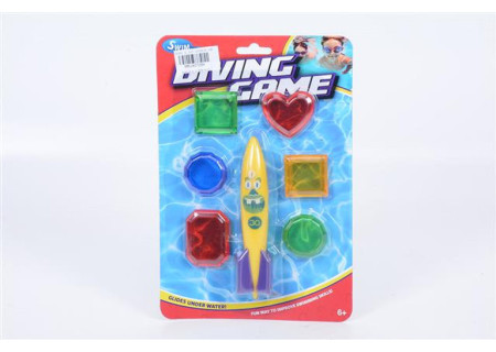 Diving Rocket with Diamonds