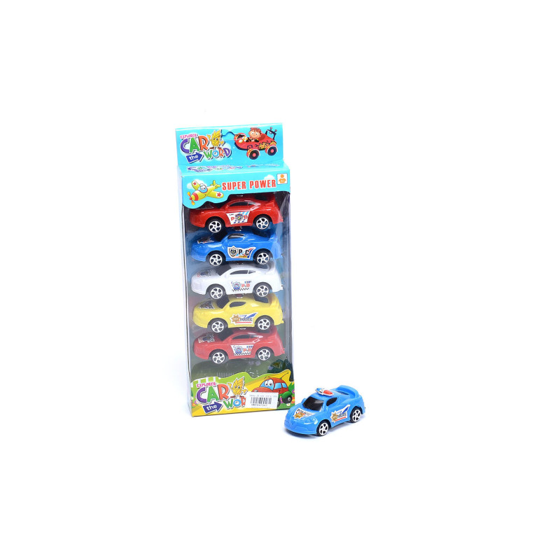 Police Racing Cars - Bxd 6/Box Pullback Police Racing Cars - Bxd 6/Box Pullback