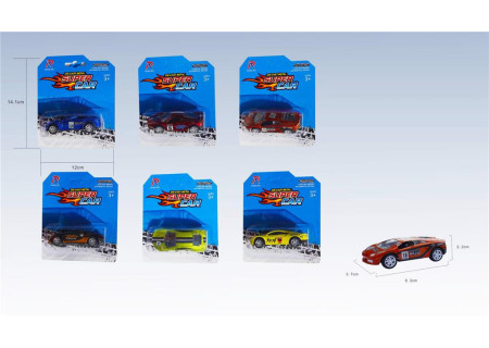 Pull Back Cars - DC Carded Playset for Kids' High-Speed Racing Fun